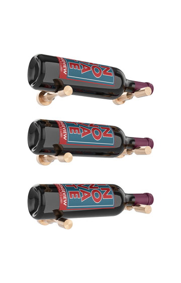 Vino Pins – 3 Bottle Designer Kit in Golden Bronze