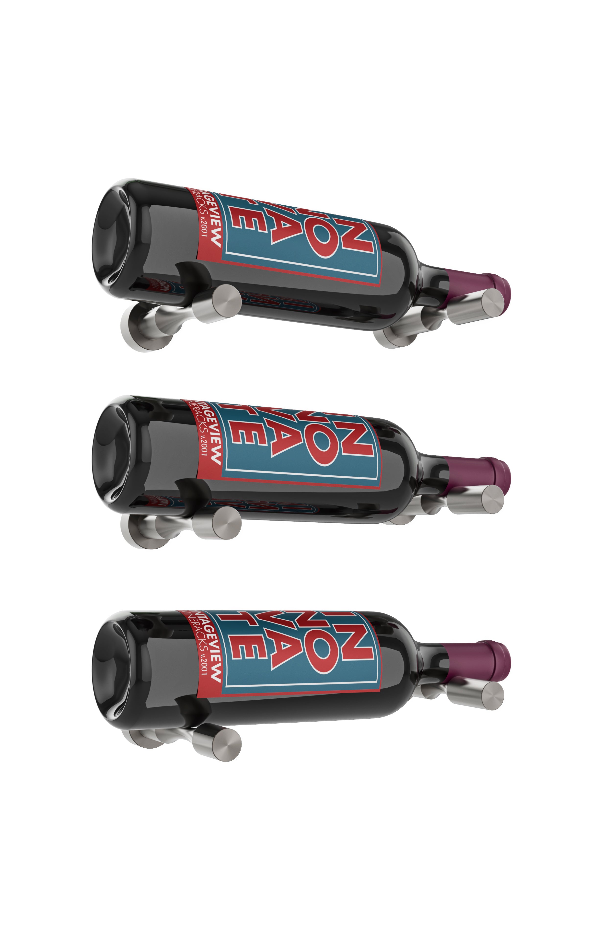 Vino Pins – 3 Bottle Designer Kit in Gunmetal