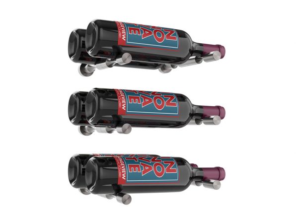 Vino Pin 3 Double Deep Hanging Wine Bottle Kit | Highlight the Labels ...