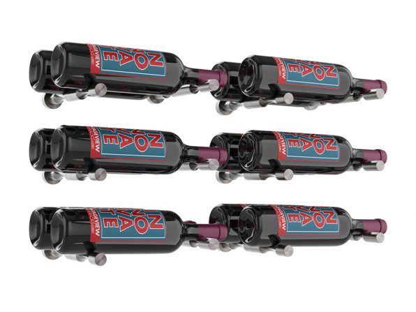 Vino Pins – 6 Bottle Designer Kit Double Deep in Gunmetal