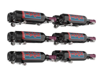 Vino Pins – 6 Bottle Designer Kit Double Deep in Gunmetal