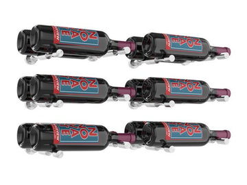 Vino Pins – 6 Bottle Designer Kit Double Deep in Milled Aluminum