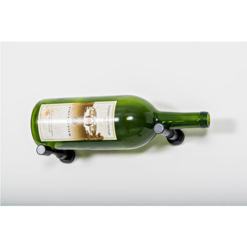 Vino Post Magnum 1 Bottle Deep in Matte Black Drywall (includes Collars)