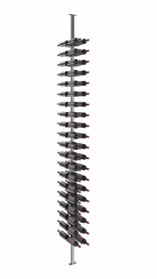 20 Bottle Floor to Ceiling Vino Rail Post Wine Rack Kits | Purchase ...
