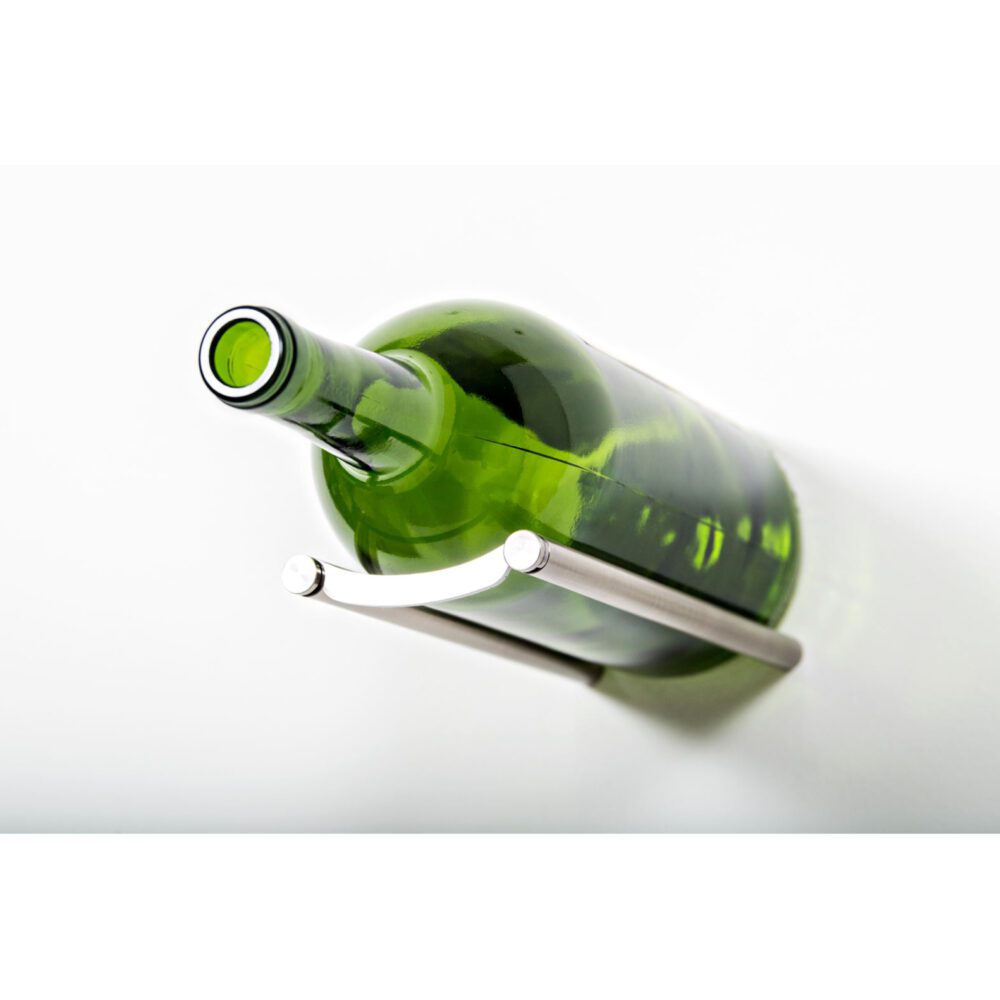 Vino Rails – Magnum Rail Single Bottle in Gunmetal Wood/Studs