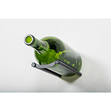 Vino Rails – Magnum Rail Single Bottle in Matte Black Wood/Studs