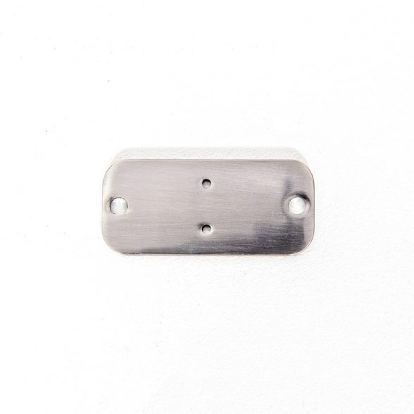 Evolution Low Profile Mounting Plate 1 Deep in Cool Gray