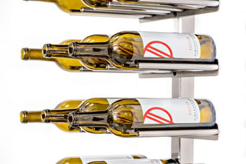 Flex Series Vino Rails in 3 Bottles (3 Column) Gunmetal