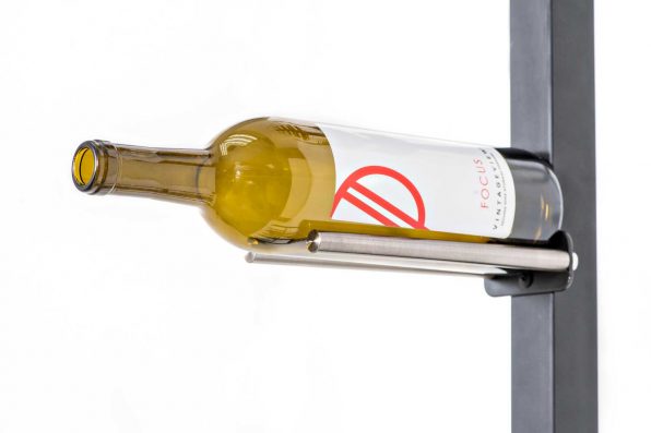 Flex Series Vino Rails in 2 Bottles (2 Column) Milled Aluminum