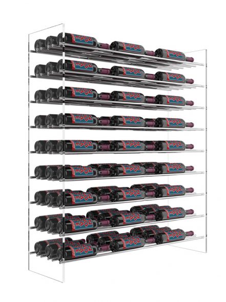 Evolution Rack (4ft) in Acrylic/Chrome