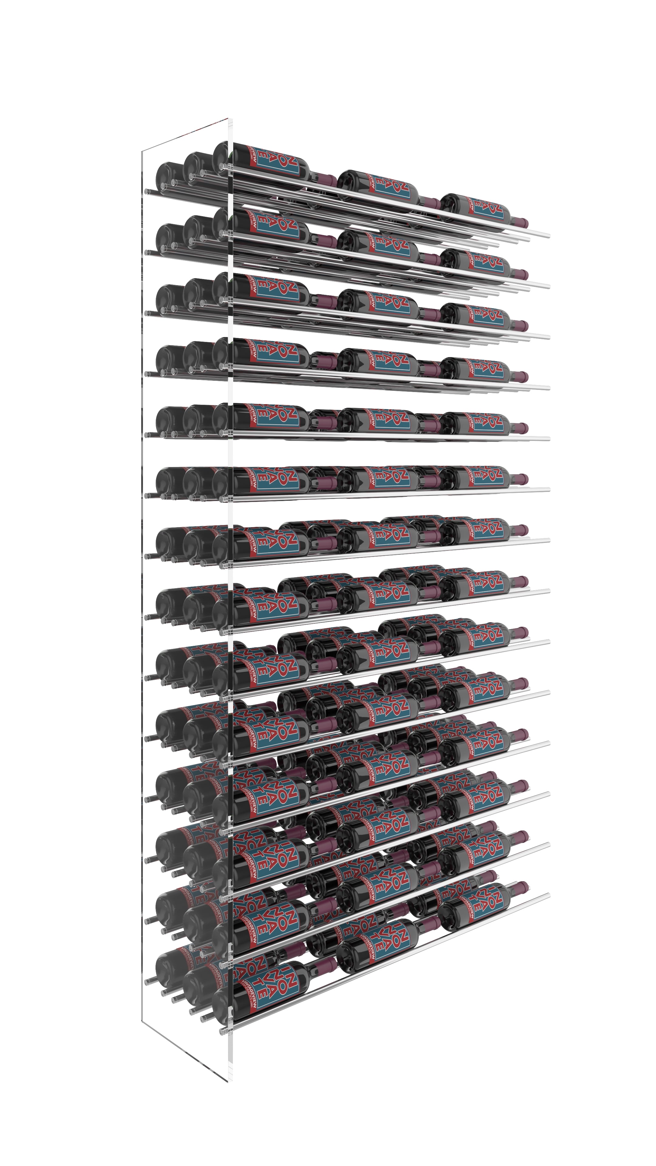 Evolution 6ft Extension in Acrylic/Chrome