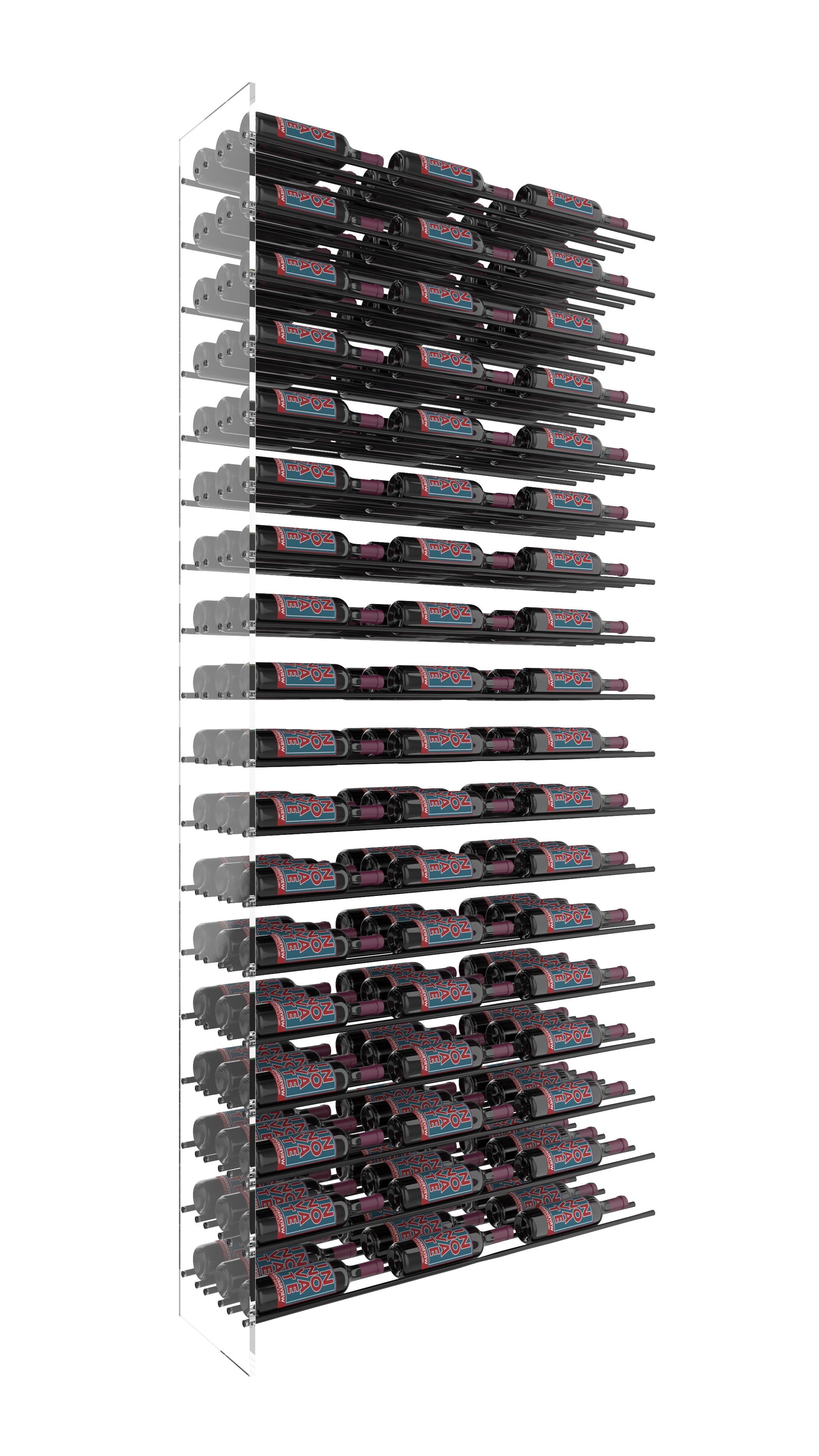 Evolution 8ft Extension in Acrylic/Matte Black