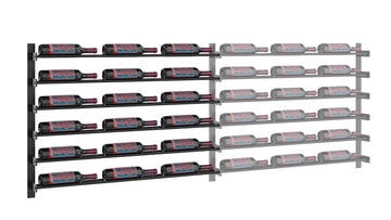 Wine Wall Six Row (Extension Kit)
