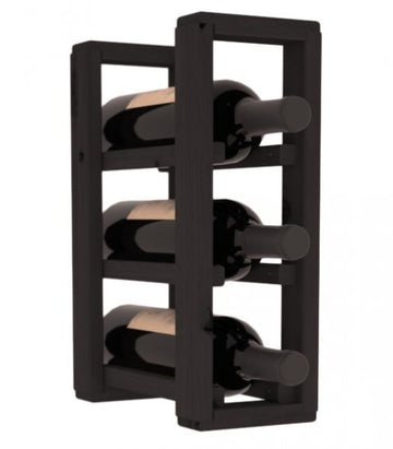Living Series - 1 Column Countertop Rack in Alder Black stained without WineSafe™ Satin Sealant