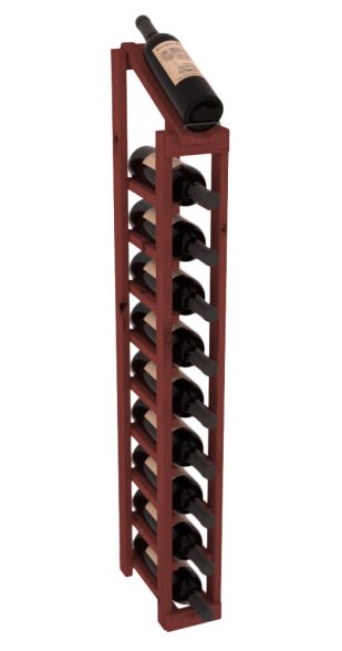 InstaCellar - 1 Column, 10R Display Top Rack in Alder Cherry stained without WineSafe™ Satin Sealant