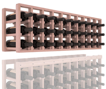 InstaCellar - 10 Column Standard Extender Rack in Grand Mahogany Unstained without WineSafe™ Satin Sealant