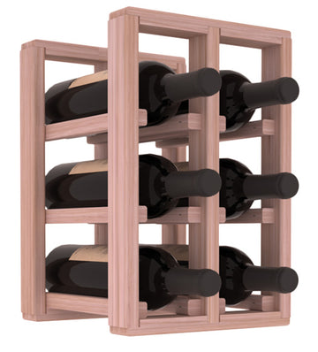 Living Series - 2 Column Countertop Rack in Grand Mahogany Unstained without WineSafe™ Satin Sealant