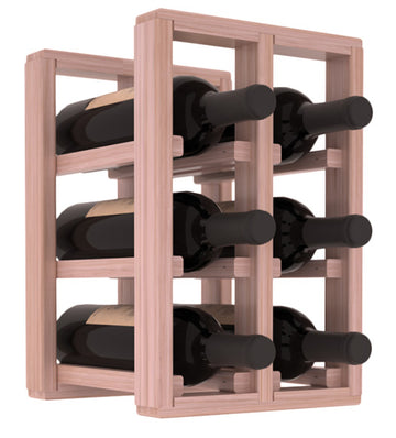 Living Series - 2 Column Countertop Rack in Grand Mahogany Unstained with WineSafe™ Satin Sealant