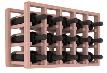 Living Series - 5 Column Countertop Rack in Grand Mahogany Unstained without WineSafe™ Satin Sealant