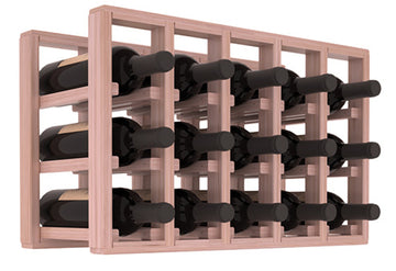Living Series - 5 Column Countertop Rack in Grand Mahogany Unstained with WineSafe™ Satin Sealant