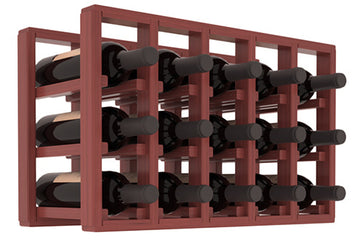 Living Series - 5 Column Countertop Rack in Grand Mahogany Cherry stained with WineSafe™ Satin Sealant