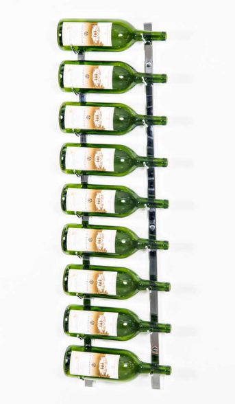 1.5L Wine Rack Single Deep in Chrome Luxe