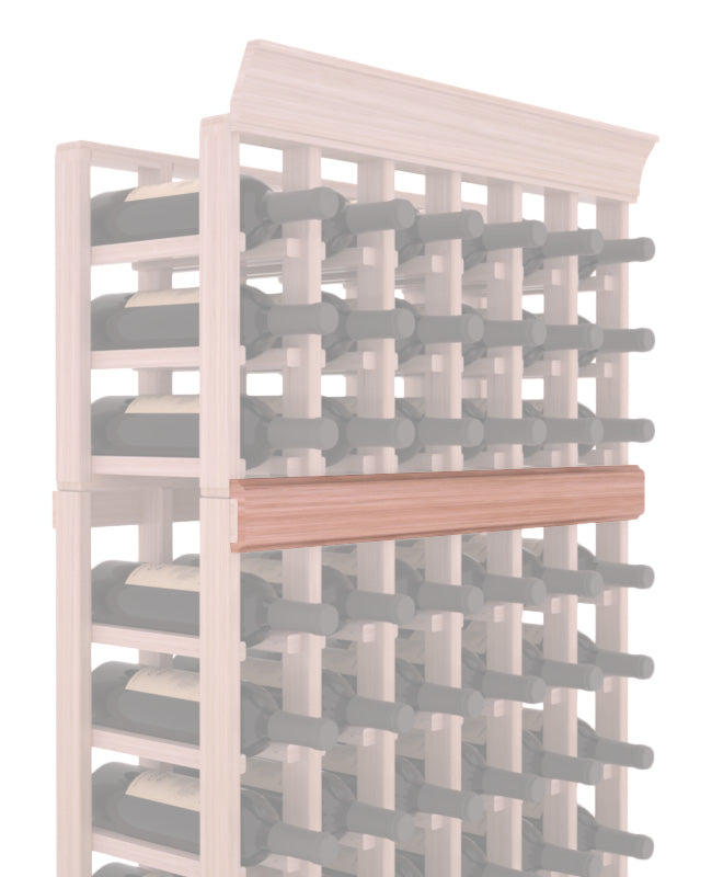 InstaCellar - Trim Molding by the foot in Grand Mahogany Unstained with WineSafe™ Satin Sealant