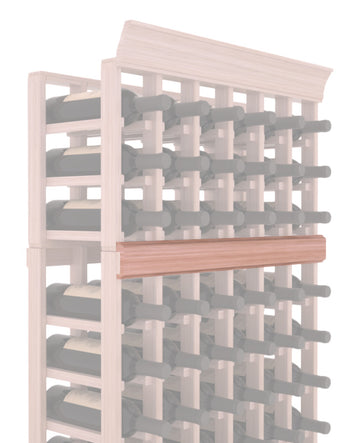 InstaCellar - Trim Molding by the foot in Grand Mahogany Unstained with WineSafe™ Satin Sealant