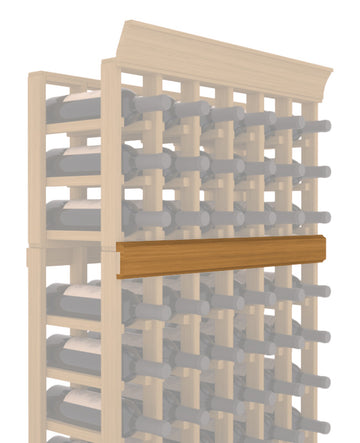 InstaCellar - Trim Molding by the foot in Grand Mahogany Oak stained without WineSafe™ Satin Sealant