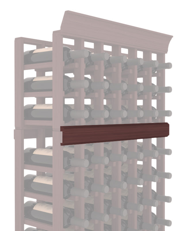 InstaCellar - Trim Molding by the foot in Grand Mahogany Walnut stained without WineSafe™ Satin Sealant