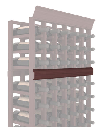 InstaCellar - Trim Molding by the foot in Grand Mahogany Walnut stained without WineSafe™ Satin Sealant
