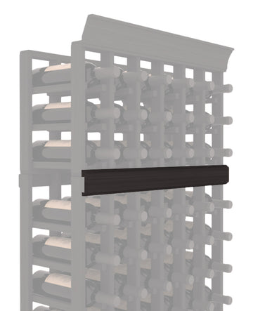 InstaCellar - Trim Molding by the foot in Grand Mahogany Black stained without WineSafe™ Satin Sealant