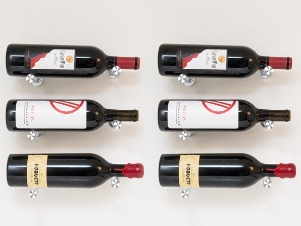 Vino Pins – 6 Bottle Designer Kit in Milled Aluminum