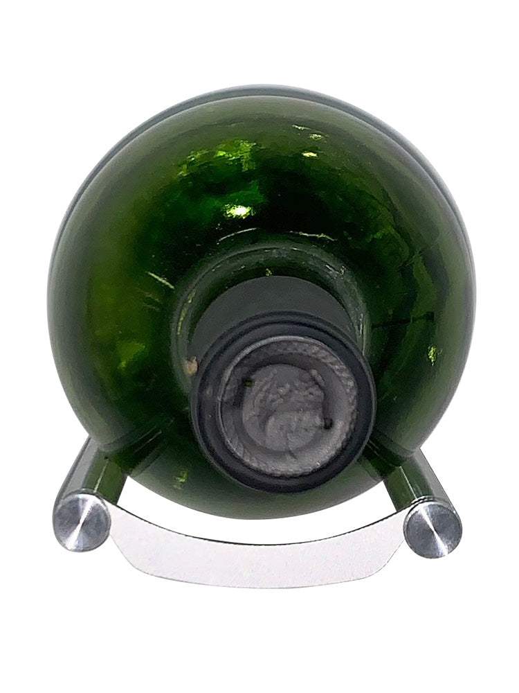 Vino Rails – Magnum Rail Single Bottle in Milled Aluminum Wood/Studs