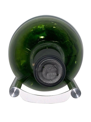 Vino Rails – Magnum Rail Single Bottle in Milled Aluminum Wood/Studs