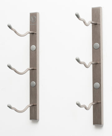 W Series Wine Rack 1 (modern wall mounted metal bottle storage)
